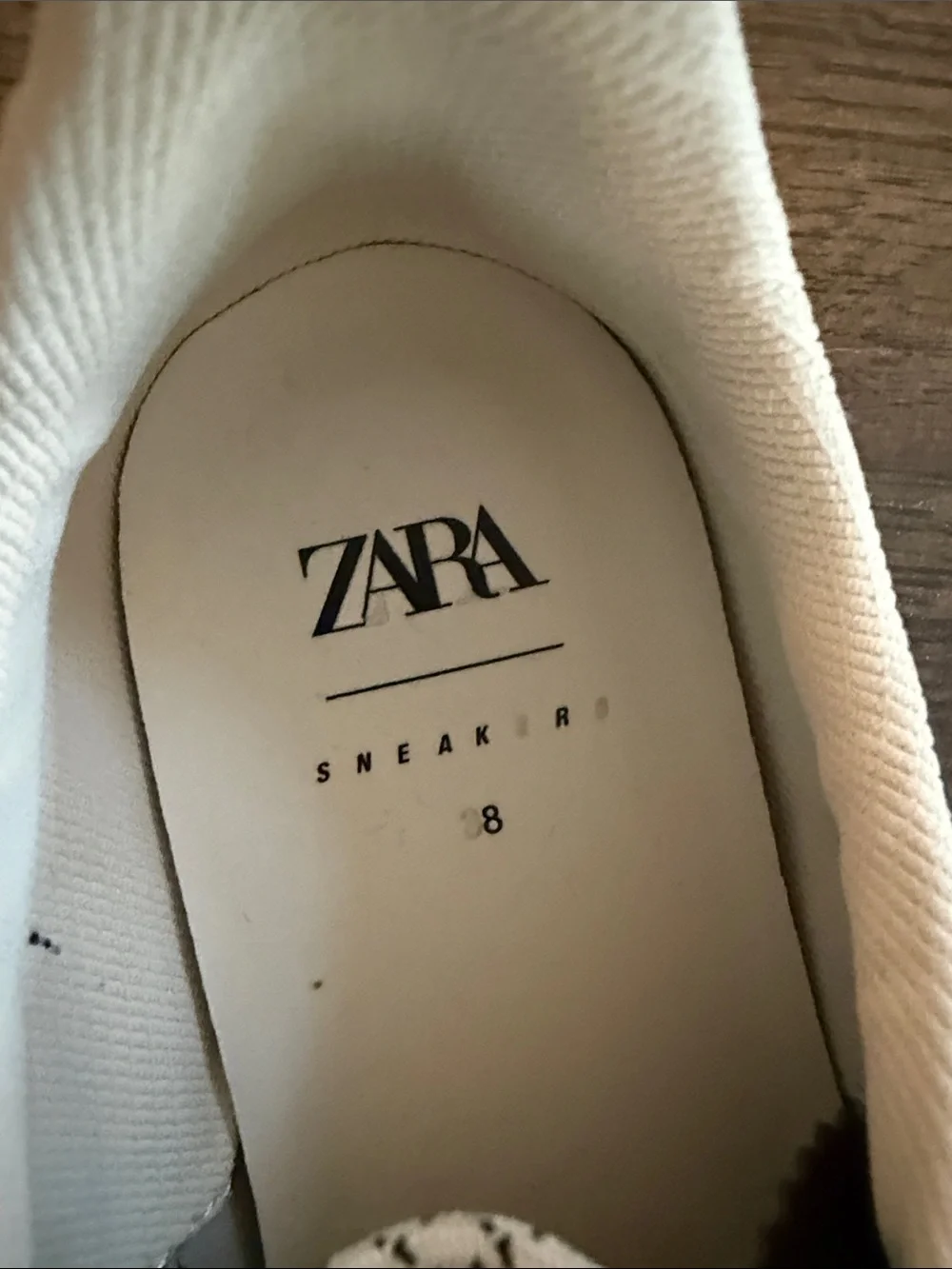 Zara Black and Brown Suede-Trim Low-Top Sneakers